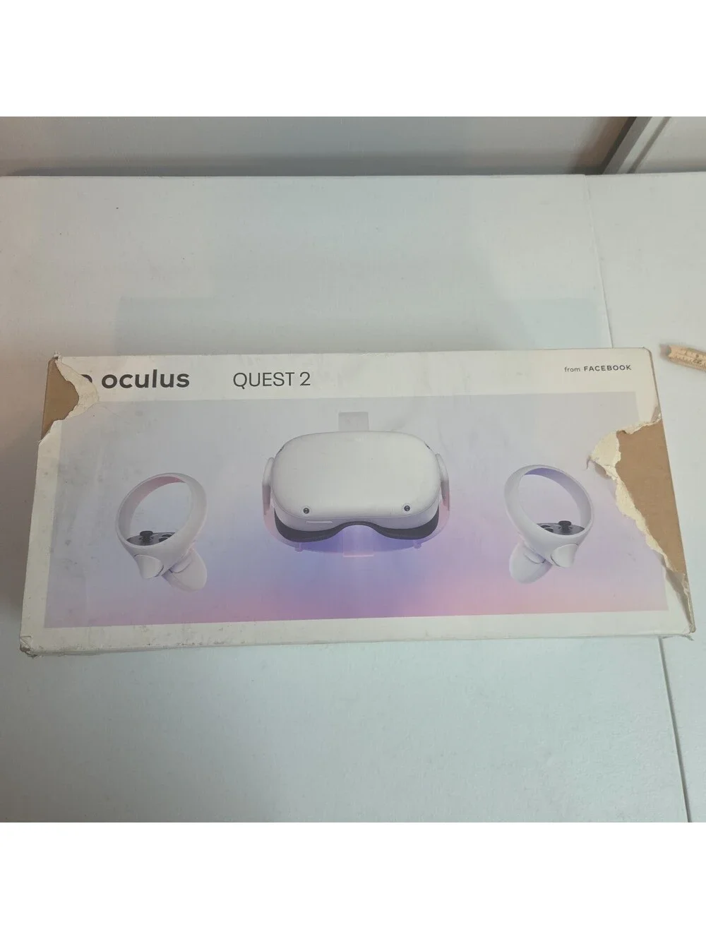 Meta Oculus Quest 2 128GB Advanced All-In-One VR Headset - White untested